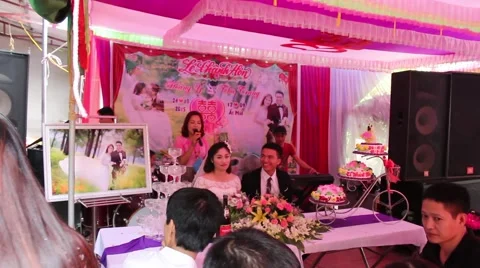 My hometown wedding Stock Footage 58625970