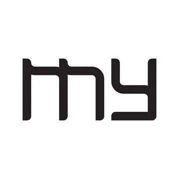 My initial letter vector logo icon Stock Illustration