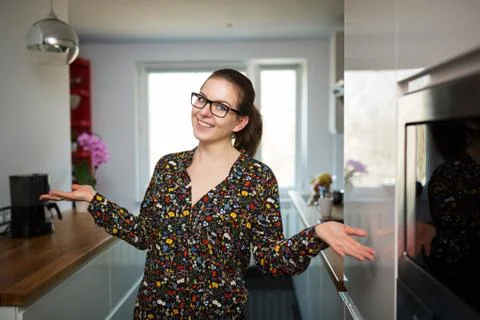 This is my kitchen Foto stock