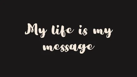 My life is my message. Inspirational short Quote video with Animated text Vidéo 220518235
