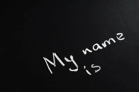 My name is Stock Photos