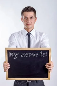 My name is: Stock Photos