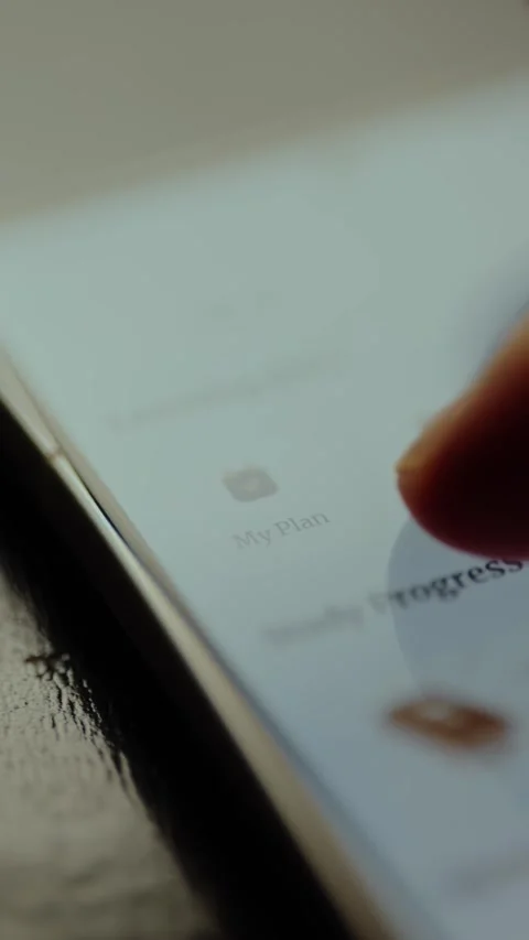 My Plan for Bible Study on smartphone application Stock Footage 326945068