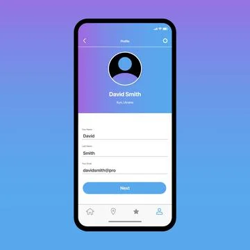 My Profile Stock Illustration