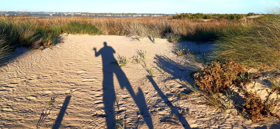 My shadow Foto stock