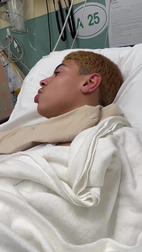 My Son Had Some Things to Get Off His Chest Post Anesthesia, Windsor , Connectic Stock Footage 337635982
