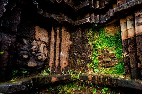My Son Sanctuary in central Vietnam Stock Photos