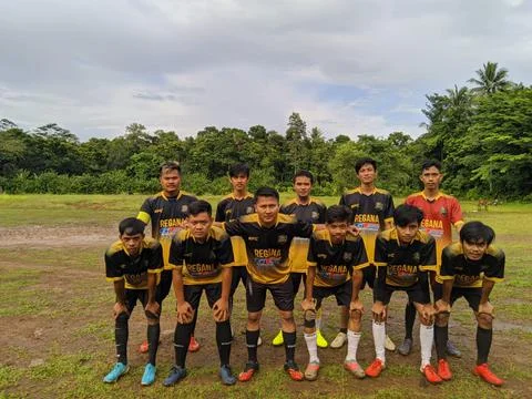 My team Regana football club Stock Photos