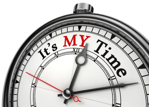 My time concept clock Stock Illustration