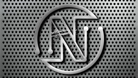 My unique and creative design logo " N " Stock Illustration