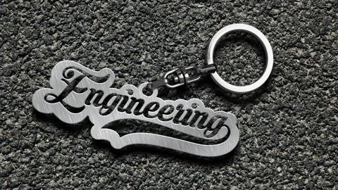 My unique and creative design logo " Engineering " 2 Stock Illustration