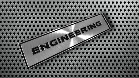 My unique design logo " Engineering " Stock Illustration