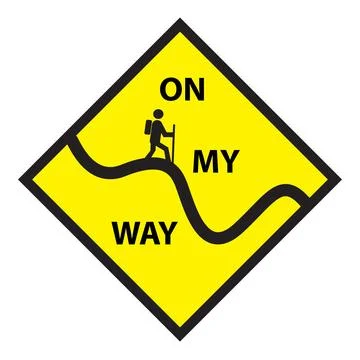 On my way Stock Illustration