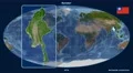Myanmar - 3D tube zoom (Mollweide projection). Satellite 4k or 4k+ Resolution