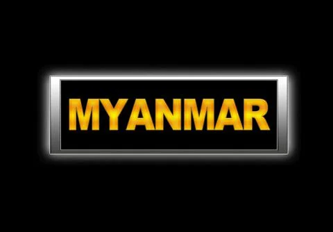 Myanmar. Stock Illustration