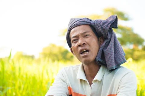 Myanmar man Stock Photos