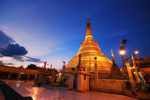 Myanmar pagoda Stock Photos