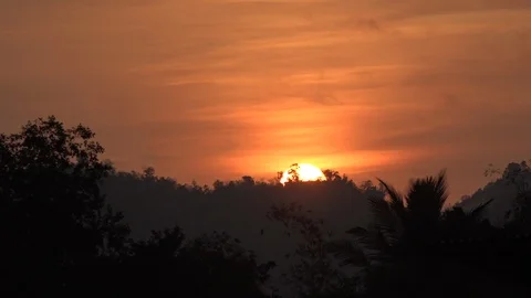 Myanmar Sunrise 스톡 동영상 107217992