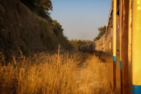 Myanmar by Train Stock Photos