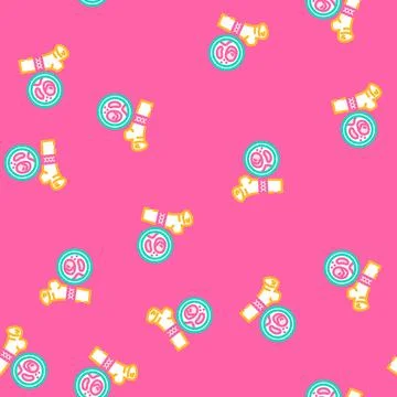 Myelofibrosis disease vector seamless pattern Stock Illustration