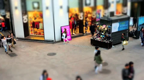 Myeongdong Stock Footage 32419365