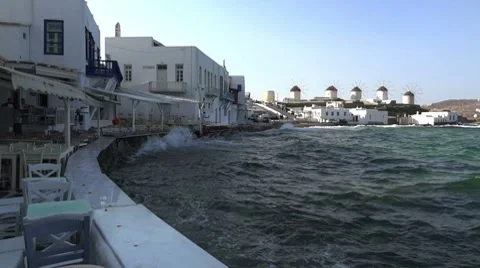 Mykonons, Greece Video stock 8650031