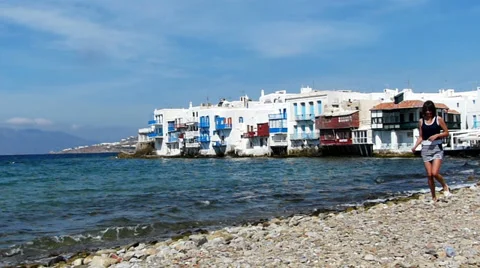 On Mykonos,Greece Stock Footage 34628602