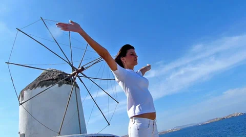 On Mykonos,Greece Stock Footage 34632986