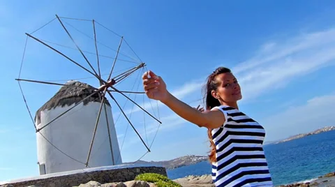 On Mykonos,Greece Video stock 34633443