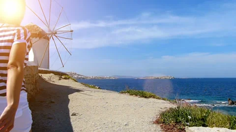 On Mykonos,Greece Stock Footage 34634703