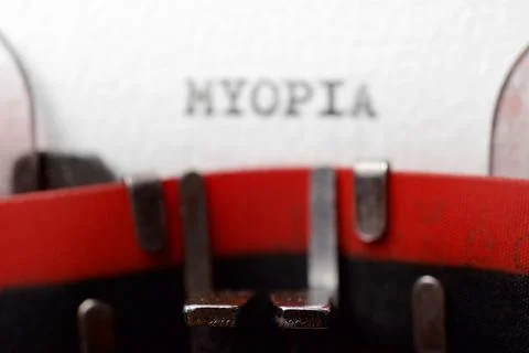 Myopia concept view 스톡 사진