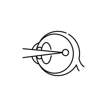 Myopia olor line icon. Computer-induced medical problem. Pictogram for web pa Illustrazione stock