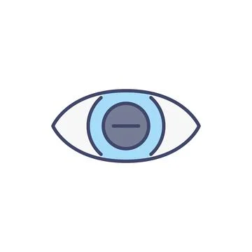 Myopia related vector icon. Stock Illustration