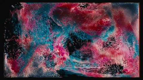 Myriad of rainbow-colored particles contained within a rectangular box. Stock Footage 249822679