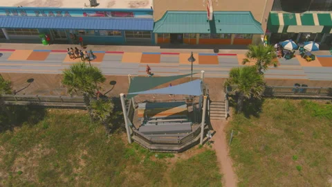 Myrtle Bch Boardwalk 스톡 동영상 221807048
