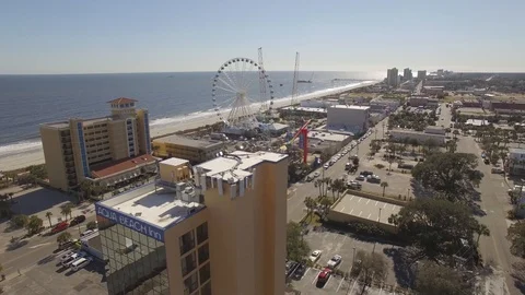 Myrtle Beach Aerial 2 Stock Footage 98572491