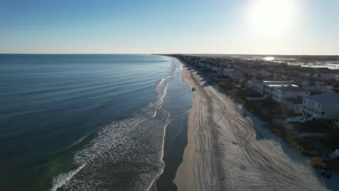 Myrtle beach coast Video stock 168266381