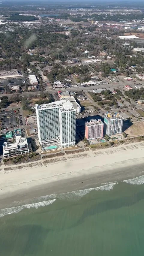 Myrtle Beach Sky View Video stock 260498269