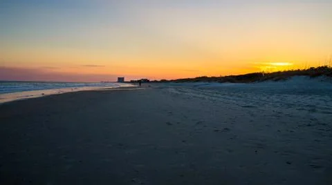 Myrtle Beach Sunset Stock Photos