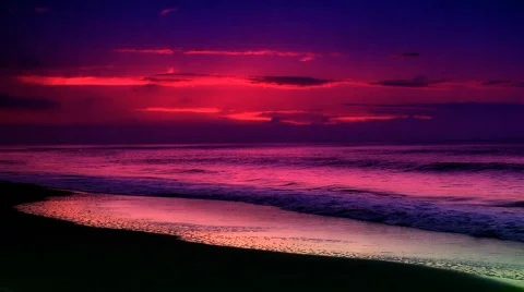 MyrtleBeach Sunrise1 Stock Footage 538154