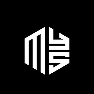 MYS logo MYS icon MYS monogram MYS letter minimalist Circle flat Unique mod.. Stock Illustration