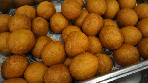 Mysore-bonda-india Stock Footage 98084771