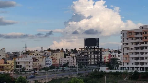 Mysore City Timelapse Stock Footage 153615362