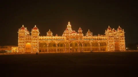 Mysore Palace Stock Footage 170440056