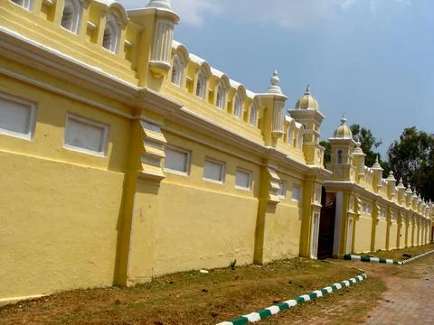 Mysore palace outer side wall Foto stock
