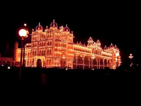 Mysore palace Stock Photos