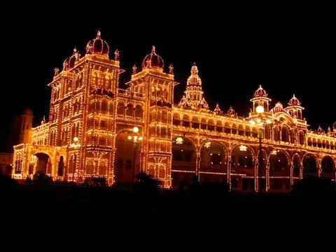 Mysore palace Stock Photos