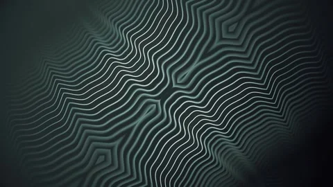 A mysterious, abstract background with a symmetrical wave pattern Stock Footage 327129585
