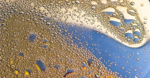 Mysterious abstract modern pattern with lots of a drop of water Stock Photos