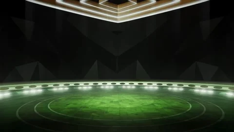 Mysterious and dark, virtual studio background Stock Footage 321199983